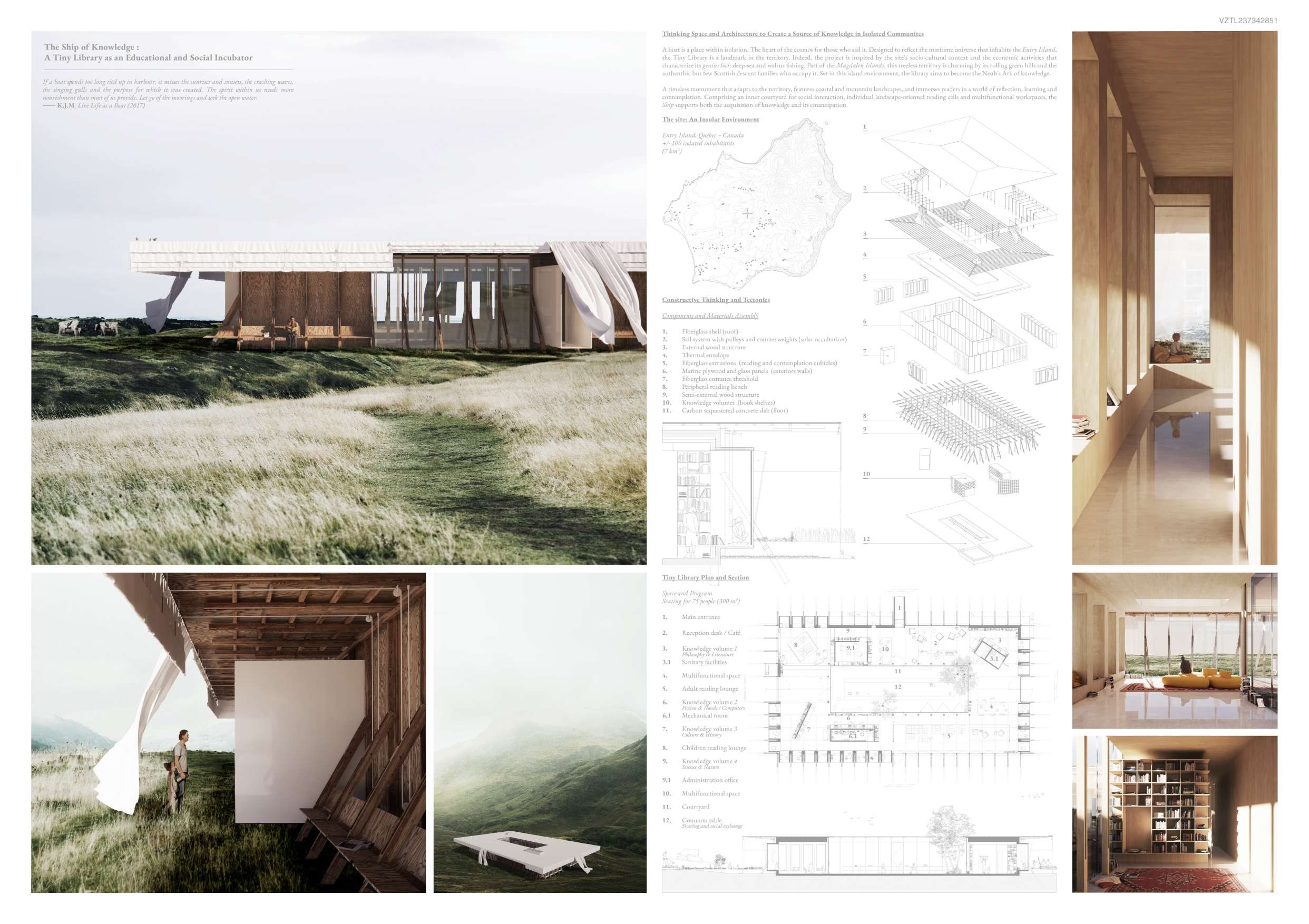 First Winner Of Tiny Library 2023 Architecture Competition - Bourgeois Lechasseur Architects